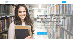 Desktop Screenshot of dissertationproviders.co.uk